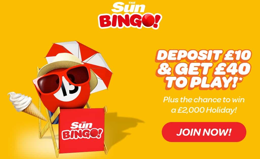 Sun Bingo – Free Bets and Promotions