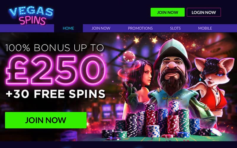 Vegas Spins Casino Review | Get the Vegas Rush